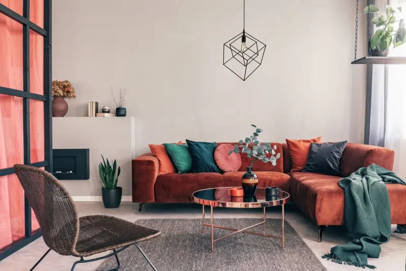 Decor Rosa zwarte geometrische hanglamp bestaande uit 2 zwarte kubussen 3437