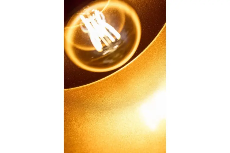 Decor Goa rode hanglamp met decoratief gouden frame 3536