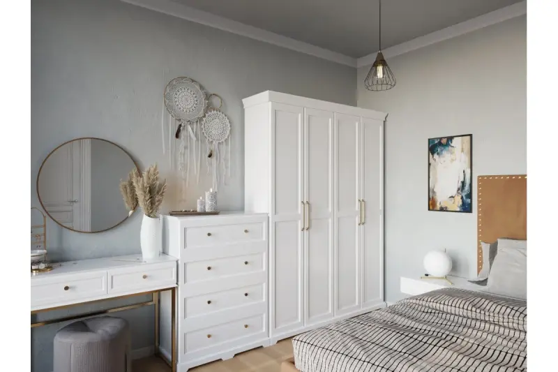 Decor Tess zwart gouden metalen kegelvormige draadhanglamp 2394