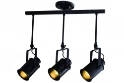Decor Demir zwarte hanglamp met 3 lichtbronnen 4014