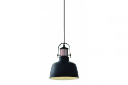 Decor Noor elegante zwarte hanglamp met koperen element 2691
