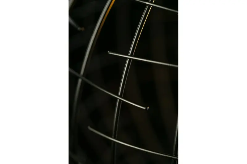 Decor Viela zwart gouden draadvormige metalen hanglamp bolvorm doorsnee 35 cm 6996