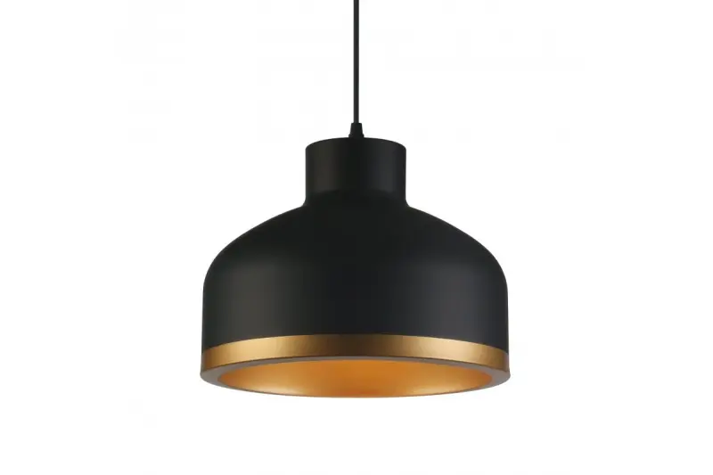 Decor Goldi zwart gouden moderne hanglamp doorsnee 30 cm 4090