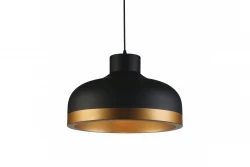 Decor Goldi zwart gouden moderne hanglamp doorsnee 42 cm 4113