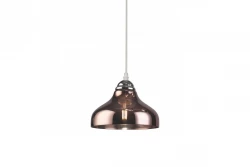 Decor Marite klassieke hanglamp bruin getint glas doorsnee 26 cm 7108