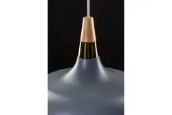 Decor Skandi moderne grijze hanglamp 35 cm doorsnee 7368