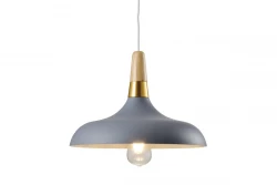 Decor Skandi moderne grijze hanglamp 35 cm doorsnee 7368