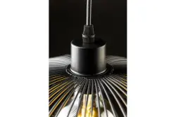 Decor Reto vintage zwarte draadhanglamp 40 cm doorsnee 4137