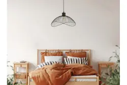 Decor Reto vintage zwarte draadhanglamp 50 cm doorsnee 4151