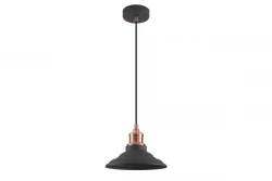 Decor Loret tijdloze zwarte hanglamp 20,5 cm doorsnee 8731