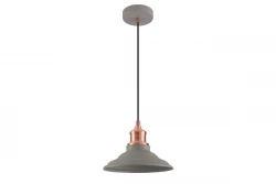 Decor Loret tijdloze grijze hanglamp 20,5 cm doorsnee 8854