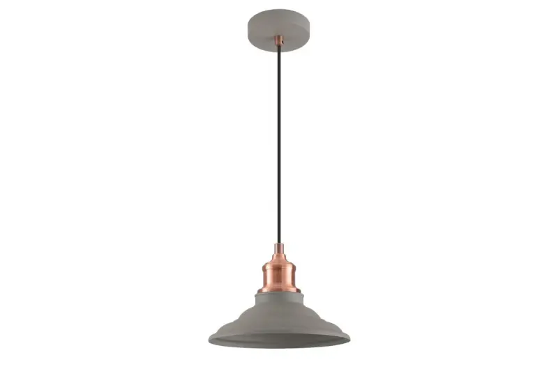Decor Loret tijdloze grijze hanglamp 20,5 cm doorsnee 8854