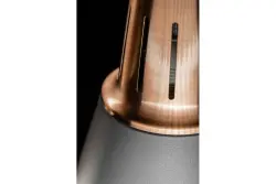 Decor Gianni stijlvolle grijs koperen hanglamp 22 cm doorsnee 8051