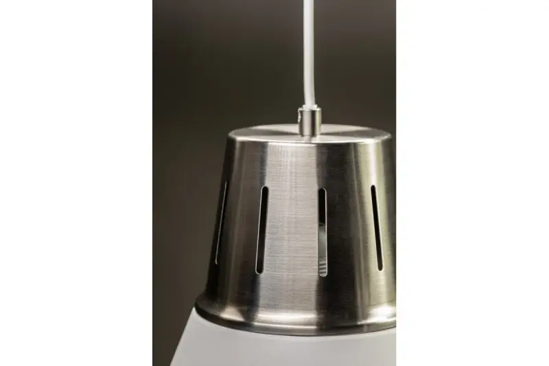 Decor Gianni stijlvolle witte hanglamp 22 cm doorsnee 8075