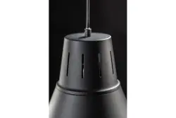 Decor Gianni stijlvolle volledig zwarte hanglamp 32 cm doorsnee 8136