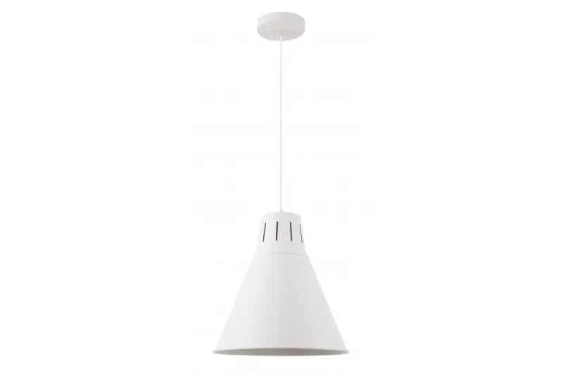Decor Gianni stijlvolle volledig witte hanglamp 32 cm doorsnee 8112