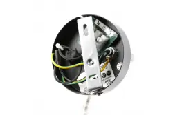 Decor Etore zwarte wandlamp met metalen arm 11 cm doorsnee 1860