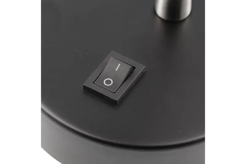 Decor Etore zwarte wandlamp met metalen arm 11 cm doorsnee 1860