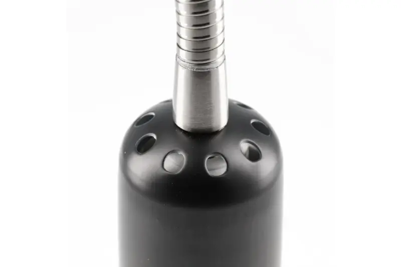 Decor Etore zwarte wandlamp met metalen arm 11 cm doorsnee 1860