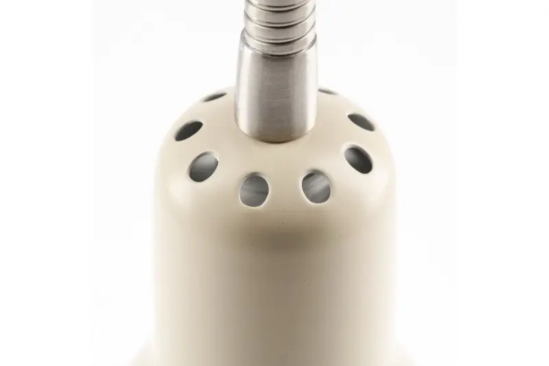 Decor Etore beige wandlamp met metalen arm 11 cm doorsnee 1907