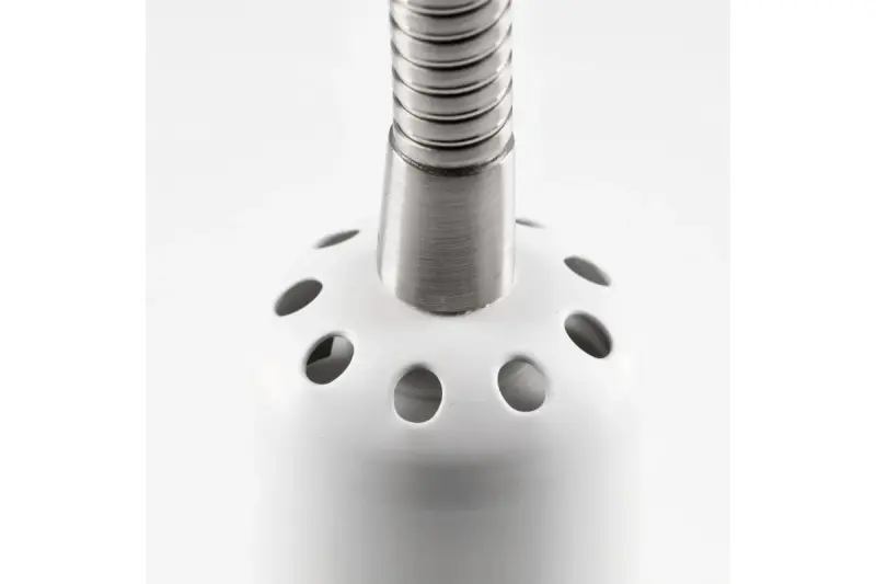 Decor Etore witte wandlamp met metalen arm 11 cm doorsnee 1952