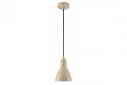 Decor Etore beige hanglamp zwarte snoer 2089
