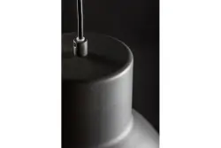 Decor Dante zwart matte hanglamp met witte binnenkant doorsnee 27.5 cm 2119