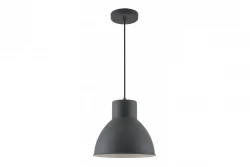 Decor Dante zwart matte hanglamp met witte binnenkant doorsnee 27.5 cm 2119
