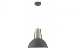 Decor Artemia antraciet hanglamp met industriele afwerking 34.5 cm doorsnee 2324