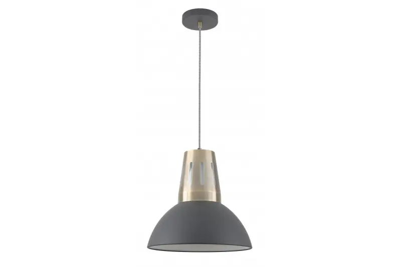 Decor Artemia antraciet hanglamp met industriele afwerking 34.5 cm doorsnee 2324