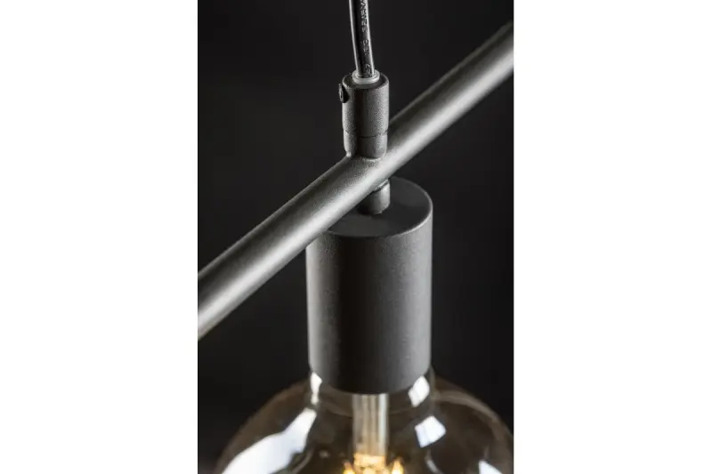 Decor Lija grijze eenpunts vierkante hanglamp 2836