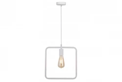 Decor Lija witte eenpunts vierkante hanglamp 2690