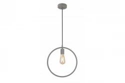 Decor Fija grijze ronde eenpunts hanglamp 2935