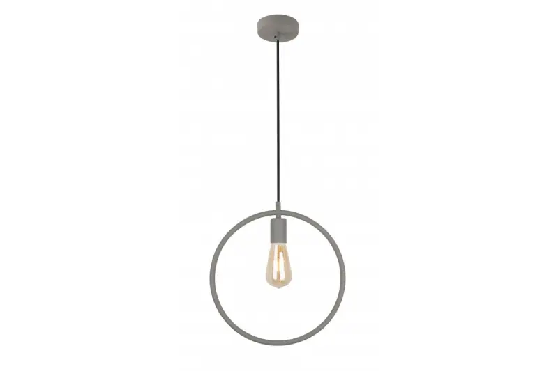 Decor Fija grijze ronde eenpunts hanglamp 2935