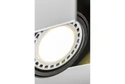 Decor Verso zwart wit plafondlamp met bewegende kop 1 lichtbron 4236