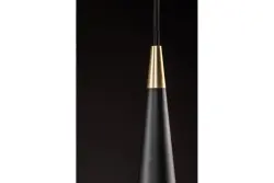 Decor Evi conische aluminium hanglamp zwart 4410