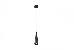 Decor Evi conische aluminium hanglamp zwart 4410