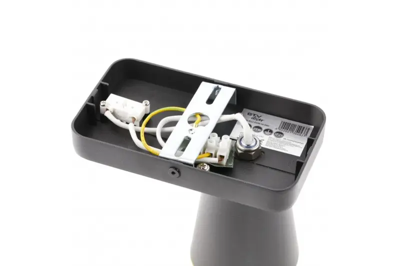 Decor Elli moderne zwarte wandlamp met schakelaar en 1 lichtbron 4533