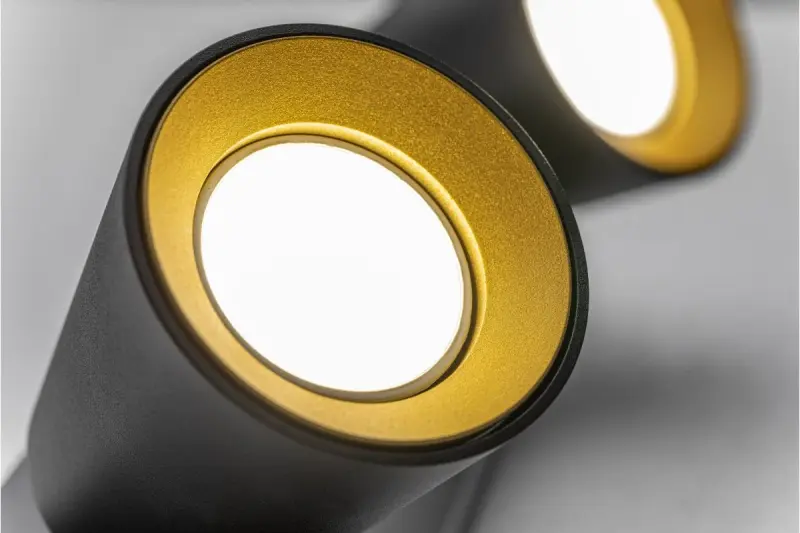 Decor Elli moderne zwarte plafondlamp met 2 lichtbronnen 4557