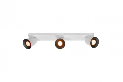 Decor Elli moderne witte plafondlamp met 3 lichtbronnen 4502