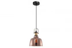 Decor Muscari II hanglamp koper kleurig in metallic uitvoering en messing lamphouder 3787