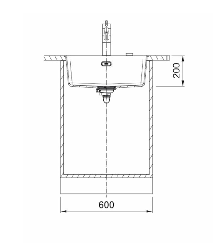 Franke Maris MRG 210-52 Fragranite Onyx spoelbak vlakinbouw