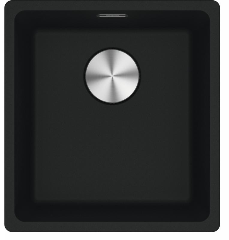 Franke Maris MRG 110-37 Fragranite matt black spoelbak onderbouw