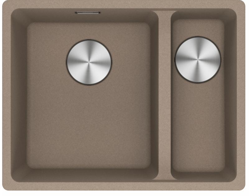 Franke Maris MRG 260-34-15 Fragranite Oyster spoelbak Bak Links vlakinbouw