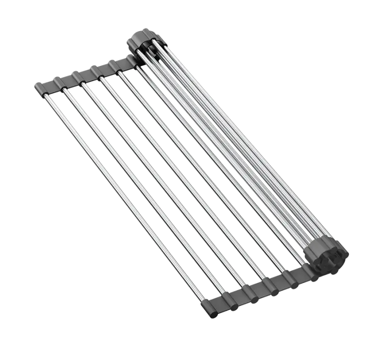 Quadri Durham wit graniet opbouw spoelbak 595x500 met zeepdispenser, snijplank, rolmat, inzetbak en rolmat 1208957903