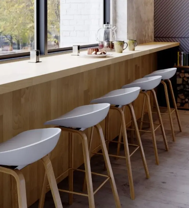 Indux Push uitschuifbare zwarte  penaarde stopcontact met 1xUSB A en 1xUSB C met RVS deksel 1208957928