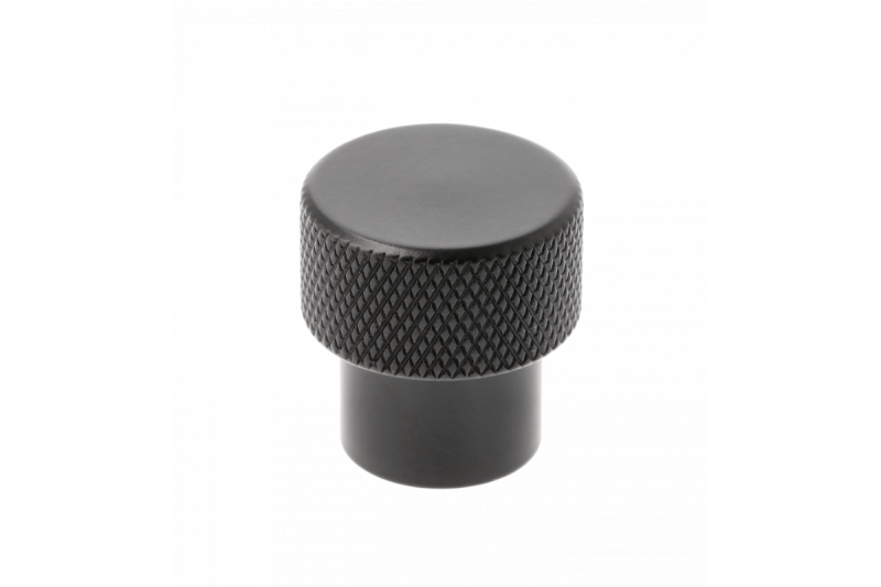 Aluminium knob STRUCTURE black matt 1208959148