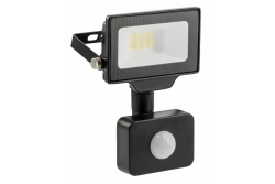 G-TECH LED floodlight with motion sensor,10W,1000lm,AC220-240V,50/60 Hz,PF>0,9,RA>80,IP65,120°,4000K,black 1208959172