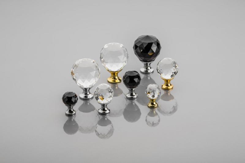 Zamak knob Crystal Palace A 25mm chrome + CRYSTAL 1208959264