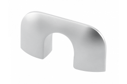 Zamak knob MILANO C=32 aluminum 1208959291